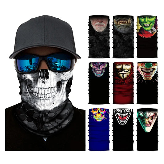 Scarf Seamless Neck Cover Face Mask Balaclava for Men | Women